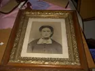 antique photo with gilt frame