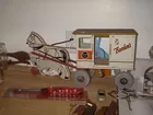 Old toy Borden's horse drawn dairy wagon