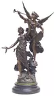 Lg. White Metal Sculpture