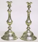 Pr. of Continental Silver Candlesticks