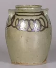 Stoneware storage jar, 2 gal., attributed Chandler