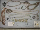 large tray lot of jewelry