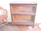 LAYER'S OAK 2 SECTION BOOK CASE