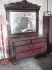 MASSIVE MAHOGANY DRESSER