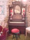 EXTRA NICE OAK ORGAN PLAYING