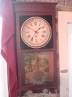 ANTIQUE AOK WALL CALANDER CLOCK