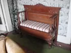 OAK HALL BENCH