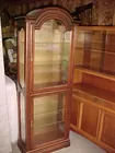 lighted curio cabnet
