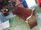 10 Ft. Antique Wood Church Pew