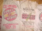12 vintage feed sacks 