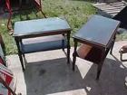lamp tables w/ glass top