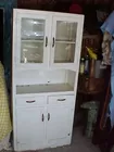 old wooden kitchen cabnet 