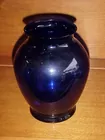 cobalt blue glass vase