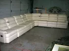 Lane leather sectional
