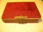 Antique photo album with photos