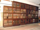 Oak stacking lawyers bookcases