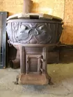 C-1893 CAST IRON BUTCHERING KETTLE STOVE
