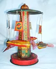 Tin Toy-Rocket Ride Carousel