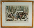 Currier & Ives Maple Sugaring