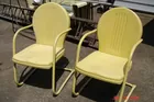 Vintage metal chairs