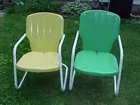 retro type lawn chairs