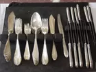 900 German Silver Flatware Set