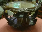 revolving burl table
