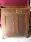 grain painted jelly cupboard