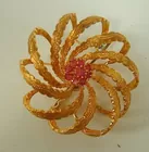 18k brooch