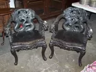 256/256A carved chinese chairs