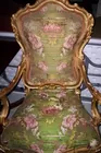 19th C. French Needlepoint Chair (as is)