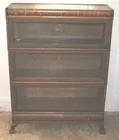 Lyn Liechty Auction * Oak Barrister's  Bookcase