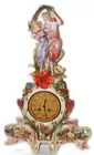 Art Nouveau Meissen Porcelain Figural French Clock