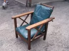 CHILDES MISSION OAK MORIS CHAIR