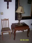 Carved Table, Lg Mirror, More Nice Lamps
