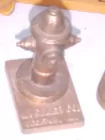 brass mueller salesman sample fireplug