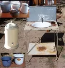 Water Cooler, Camping Sink, Porcelein Gr