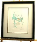 Salvador Dali ORIGINAL Hand Painted Etching