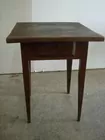 Walnut Primitive 1 Drawer Table
