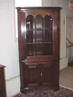 Statton Glass Front Corner cupboard