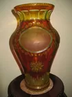 VAL SAINT LAMBERT CAMEO GLASS VASE