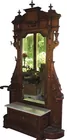 Victorian Walnut ornate hall tree