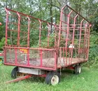Pequea 818 Hay Wagon on 606 Gear
