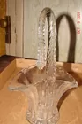 large glass basket
