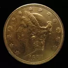 1877-S $20 gold Roumillat's Auction