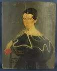 Sheldon Peck folk art portrait
