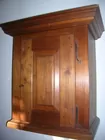 walnut hanging cupboard