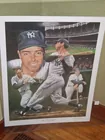Signed Joe Dimaggio Litho w/COA