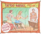 CIRCUS SIDESHOW BANNER TATTOO MARVEL PROFESSOR DEL
