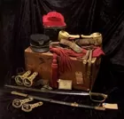 CIVIL WAR traesure box and cont.  Lot 100